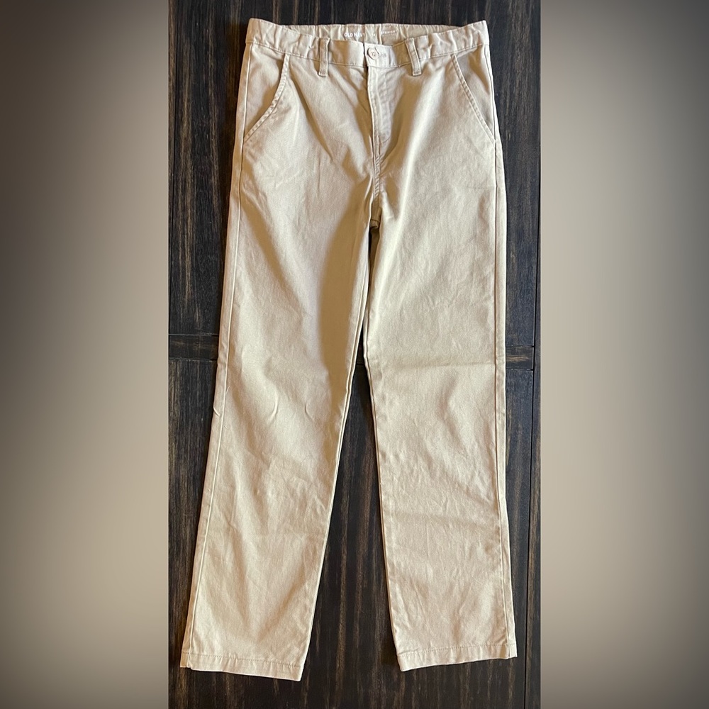 Old Navy Uniform Straight Leg Khaki Pants - Boys 14